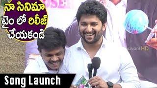 Watch Nani Hilarious Speech At Saptagiri LLB Song Launch - Saptagiri Video