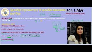 Watch ch7  ISCA section66A Of I T Act 2000 Amendments Nov 2016 Video