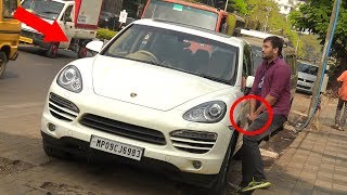 Watch Pee Prank on Luxury Cars - Porsche Prank | Pee Prank GONE WRONG | Pranks in India Video