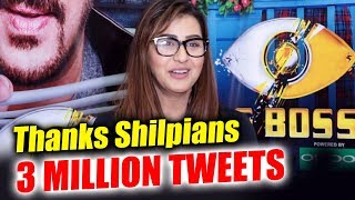 Watch Shilpa Shinde THANKS Shilpians For TRENDING Her Day And Night On Internet Video