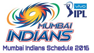 Watch IPL 2016 Schedule | Mumbai Indians Schedule | Timings Video