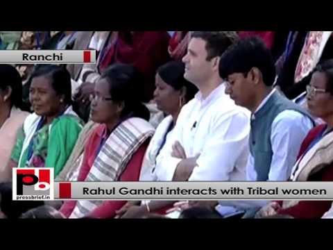 Watch Rahul Gandhi on Jharkhand tour, interacts with tribal women Video