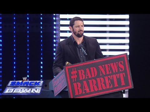 Watch Bad News Barrett squashes the New Year's hopes of the WWE Universe- SmackDown, Jan. 3, 2014 - WWE Wrestling Video Video