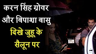 Watch Karan Singh Grover & Bipasha Basu spotted at Hakim's Aalim salon Video
