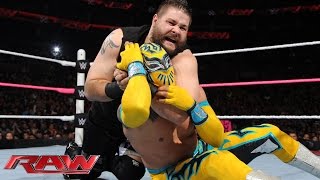 Watch Sin Cara vs. Kevin Owens: WWE Raw, Oct. 5, 2015 Video