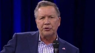 Watch John Kasich offers frustrated voters a positive vision Video