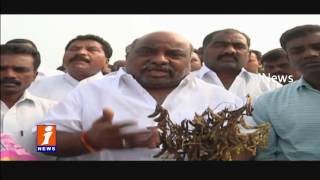 Watch Minister Jogu Ramanna Examines Affected Lands in Adilabad | iNews Video