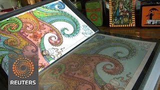 Watch Coloring books brighten adults' day News Video Video