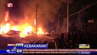 Watch Kebakaran Melanda Pademangan, Perjalanan Kereta Terganggu Video