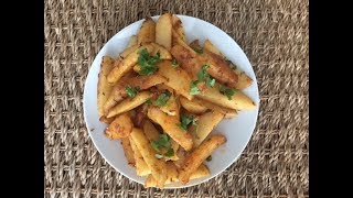 Watch Masala Potatoes Recipe | Easy 10 min Side Dish - Snack Ideas Video