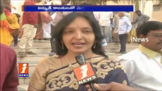 Watch Devotees Throng to Secunderabad St Mary's Church | Christmas | iNews Video