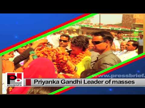 Watch Priyanka Gandhi Vadra-young Congress campaigner, genuine mass leader Video