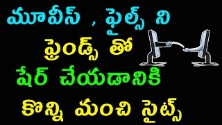 Watch 20 Best File Sharing Websites To Share Large Files Online || Telugu Tech Tuts Video