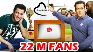 Watch Salman's Being Human WINS Biggest Award, Salman Khan Becomes KING Of Social Media Video