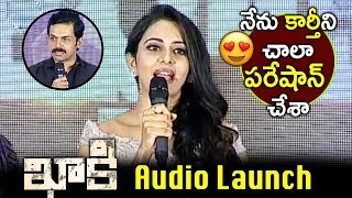 Watch Rakul Cute Speech At Khakee Audio Launch || Karthi, Rakul | Dil Raju Video