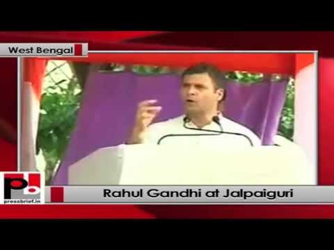 Watch Rahul Gandhi at Congress rally in Jalpaiguri,(West Bengal) Video