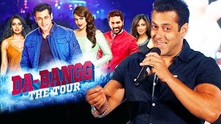 Watch Salman Khan Announces DA-BANGG Tour Schedule With Sonakshi Sinha, Bipasha Basu, Badshah Video