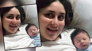 Watch Kareena Kapoor CLICKS SELFIE With Son Taimur Ali Khan Video