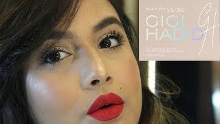 Watch MAYBELLINE X GIGI HADID MASCARA REVIEW Video
