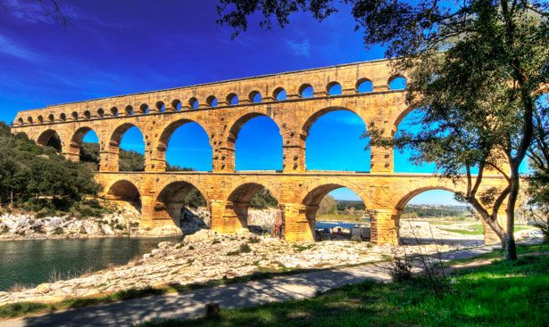 Free Download Pont du Gard Bridge, France 1039 Wallpaper HD FREE (Download 1039 HD wallpaper FREE)