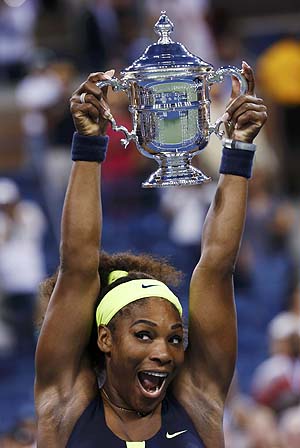 Free Download Serena Williams celebrates after winning the US Open 2012 716 Wallpaper HD FREE (Download 716 HD wallpaper FREE)