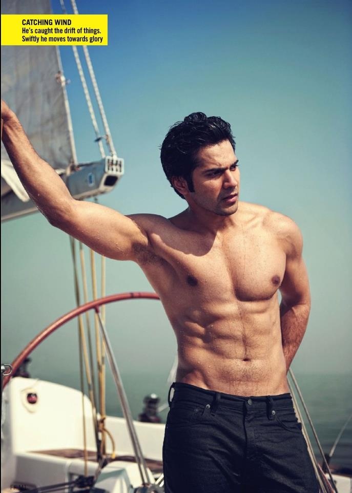 Download Hot Body Of Varun Dhawan Expose In This Topless Shoot Wallpaper HD FREE