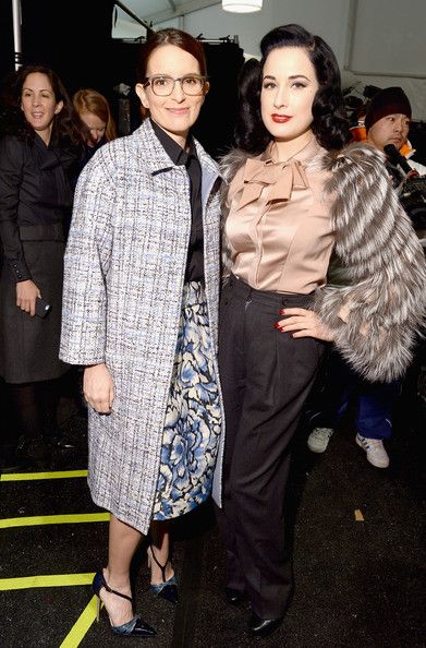 Free Download Tina Fey and Dita Von Teese at Carolina Herrera - Front Row NYFW 1055 Wallpaper HD FREE (Download 1055 HD wallpaper FREE)