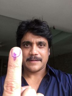 Download Nagarjuna Akkineni votes for Lok Sabha Election 2014. Wallpaper HD FREE