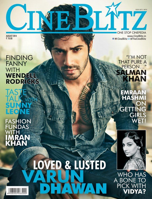 Free Download Varun Dhawan on the cover of CineBlitz.  205 Wallpaper HD FREE (Download 205 HD wallpaper FREE)