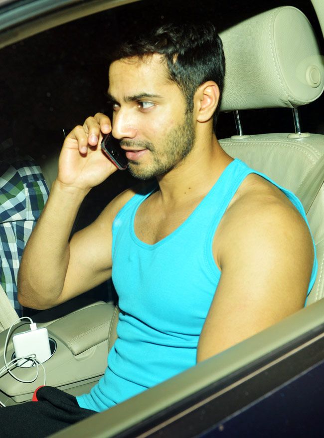 Free Download Varun Dhawan snapped while talking on the phone. 1030 Wallpaper HD FREE (Download 1030 HD wallpaper FREE)