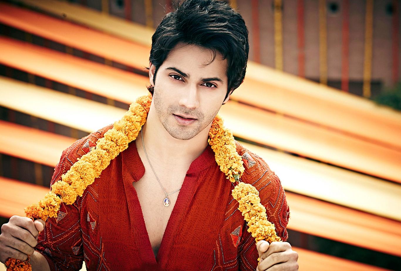 Free Download Varun Dhawan With Wreathed on His Neck 1033 Wallpaper HD FREE (Download 1033 HD wallpaper FREE)